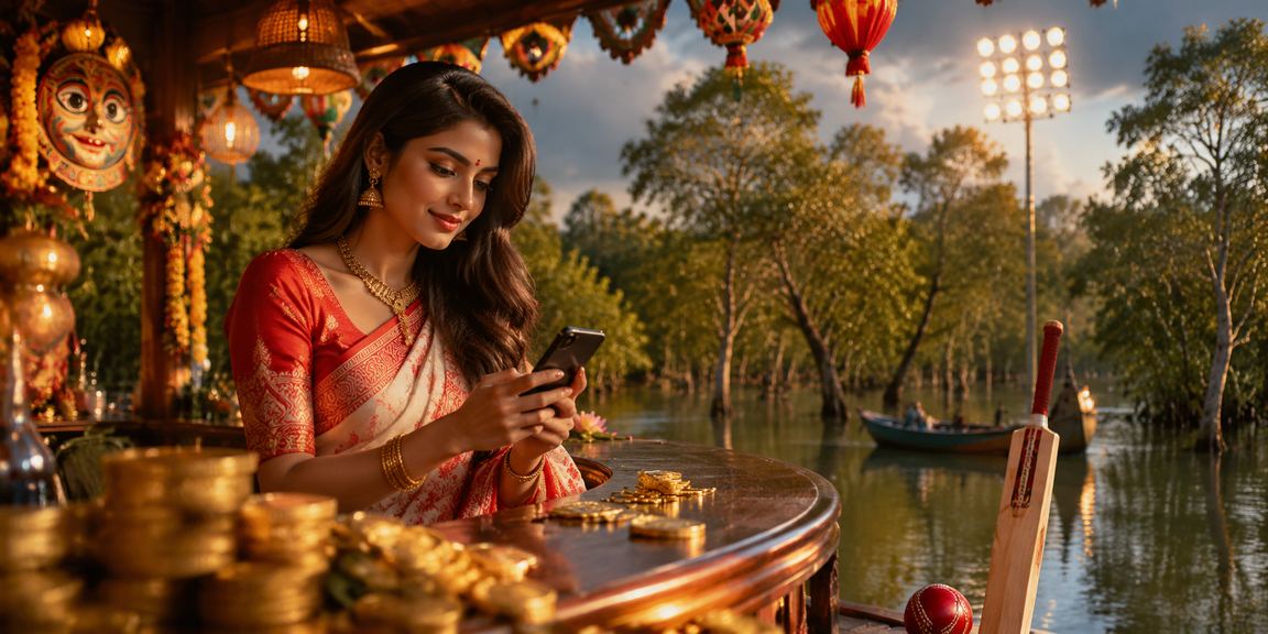 সিলেটে পহেলা বৈশাখের উৎসবে ক্রিকেট বেটিং বিশ্লেষণের দৃশ্য